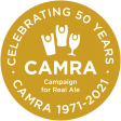 CAMRA 50th Logo White on Gold RGB